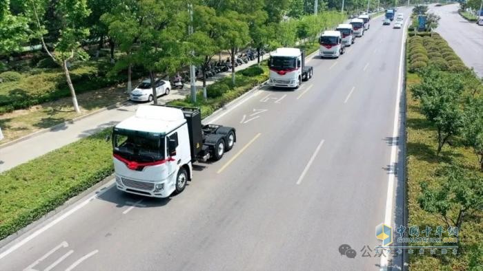 目的地：大西北！100臺徐工新能源重卡滿電啟程