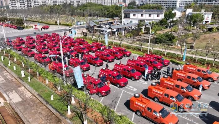 66 輛慶鈴汽車“生命之舟”入玉溪，筑牢新時代國家應急救援堅固壁壘