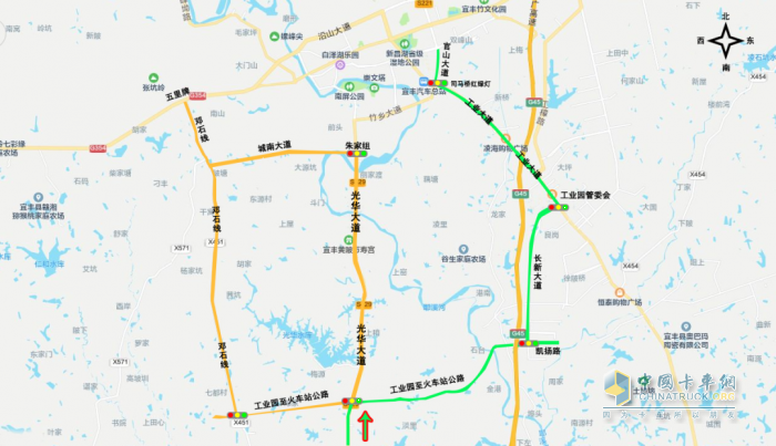 江西宜春?；愤\(yùn)輸車輛限制通行