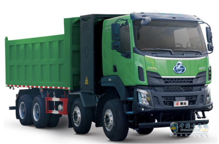 乘龍 H5 純充電自卸車火力全開(kāi)，高效助力龍年開(kāi)工季