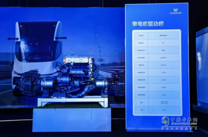 漢德車橋攜手葦渡科技打造的全新一代新能源重卡耀世來襲！