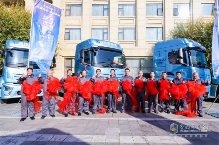 陜汽H6000E新能源牽引車批量交付，漢德明星產(chǎn)品強(qiáng)勢助力！