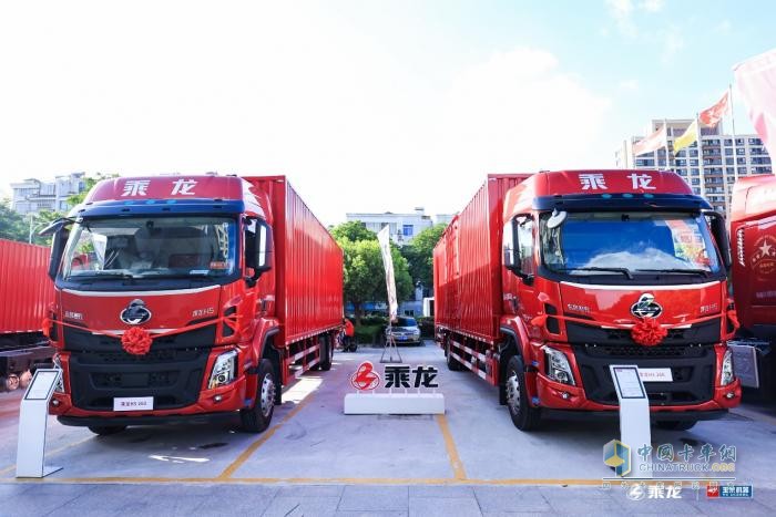 助力快遞物流降本增效，乘龍新品耀目登陸華東