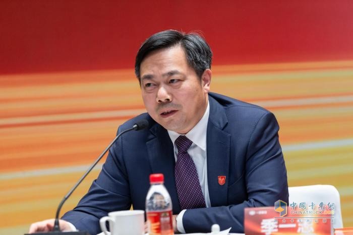 一汽解放季一志：3個(gè)方面布局新能源賽道，2024年目標(biāo)比今年翻一倍