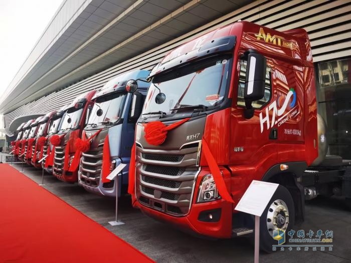 訂車68臺(tái)，乘龍H7 580LNG上市發(fā)布會(huì)燃擎臨沂