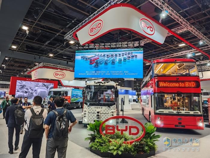 比亞迪攜T9R 電動(dòng)重卡亮相SITCE，深度開拓亞太市場(chǎng)新征程