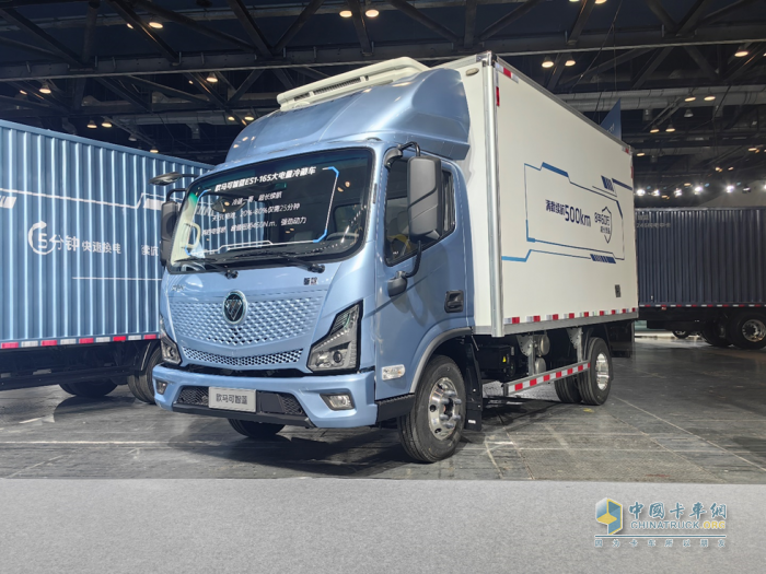 續(xù)航超500km，歐馬可智藍(lán)165度純電輕卡 “大電量天花板”
