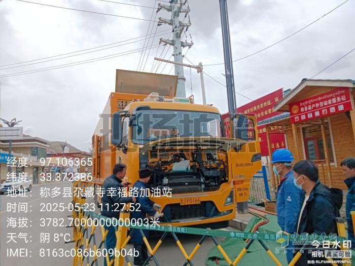國(guó)之大事 必有東風(fēng) 東風(fēng)商用車馳援玉樹(shù)保電再顯擔(dān)當(dāng)