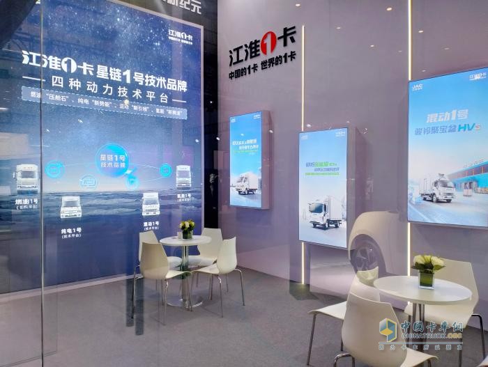 綠動未來 江淮1卡攜帥鈴ES6、愷達EX6亮相海口新能源車展！