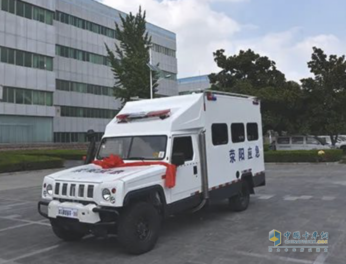 森源鴻馬應(yīng)急救援前突通信保障車 災(zāi)后第一時間到達建立通信保障