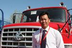 卡車網(wǎng)記者采訪東風柳汽負責人