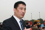 一汽解放汽車銷售公司總經(jīng)理張兵接受記者采訪