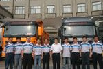 北奔重卡V3巡展車隊(duì)全家福