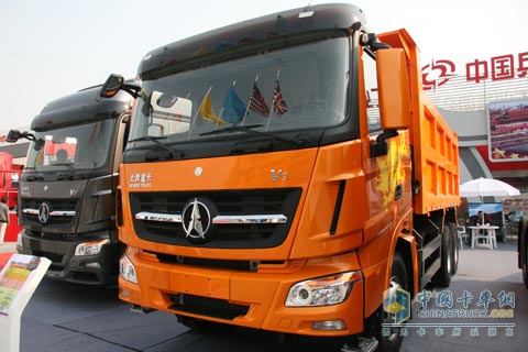 2010北京車(chē)展細(xì)看北奔重卡V3