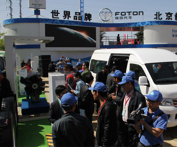 卡車網(wǎng)專業(yè)參觀團走進北京車展