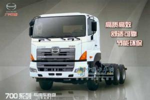 廣汽日野 700系列 6×4 專用車(chē)底盤(pán) YC1250FS2PK