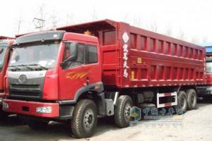 一汽解放 奧威(J5P)重卡 320馬力 8×4 自卸車(chē) CA3312P2K2L4T4E
