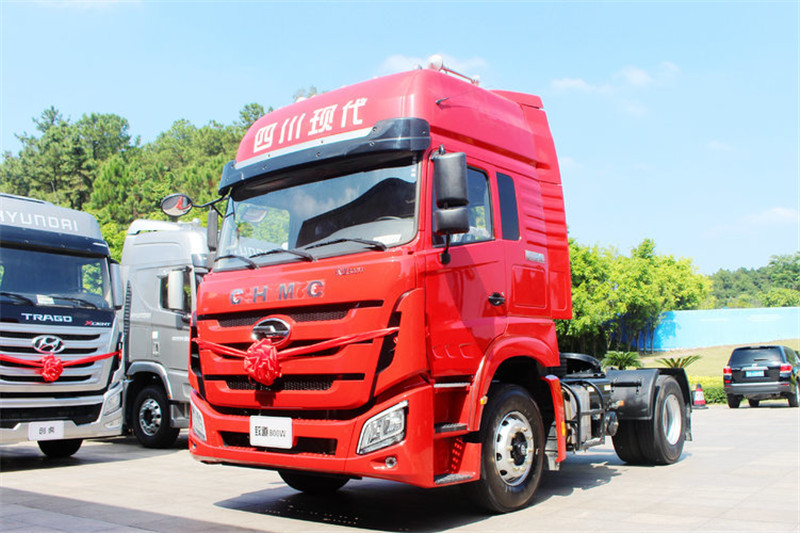 四川現代 致道800W重卡 310馬力 4X2 國五牽引車(CNJ4180KPG36V)