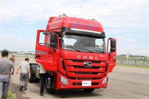 四川現(xiàn)代 致道800W重卡 350馬力 4X2國五 牽引車(CNJ4180KPG36V)