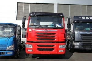 青島解放 悍V重卡 290馬力 8X4 國(guó)五6.8米LNG自卸車(CA3310P1K15L3T4NE5A80)