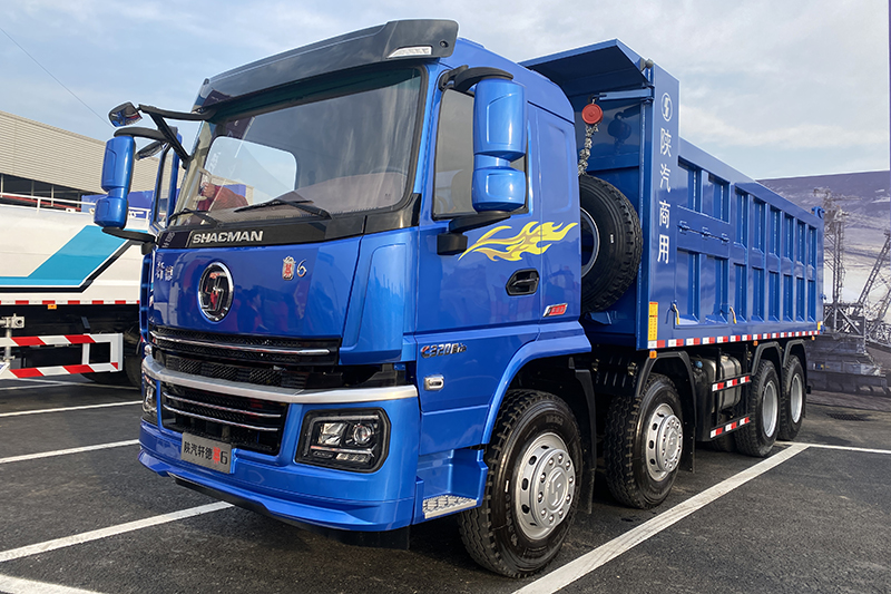 陜汽重卡 軒德E6 320馬力 8×4 國六 公路運(yùn)輸自卸車