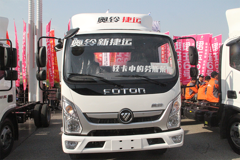福田奧鈴 新捷運(yùn)小鋼炮 156馬力 4×2 國(guó)五 單排載貨車底盤