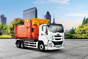 開沃卡車 重卡系列Z25 6×4 純電動(dòng) 車廂可拆卸式垃圾車（NJL5250ZXXBEV） 