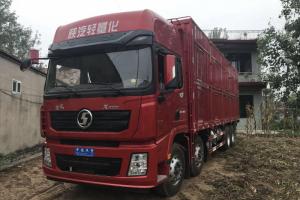 陜汽重卡 德龍X3000 加強(qiáng)版 400馬力 8X4 9.5米 國五 LNG倉柵式載貨車(SX5318CCY4V456TL)