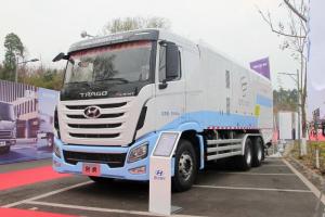 現(xiàn)代商用車 創(chuàng)虎XCIENT 410馬力 6X4 國五 道路污染清除車(海山颶風牌)(FHS5250TWQ07H)