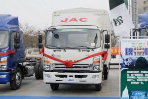 江淮 帥鈴Q8 154馬力 5.25米 國(guó)五 排半倉(cāng)柵式輕卡(HFC5141CCYP91K1C6V)