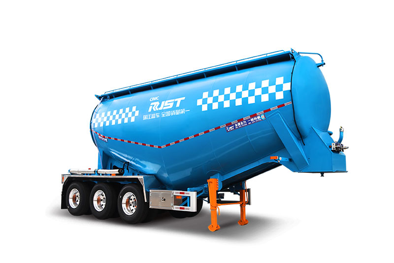 瑞江罐車(chē) 40方 臥式單倉(cāng)碳鋼粉罐半掛車(chē) 下灰半掛車(chē)（WL9404GXHW）