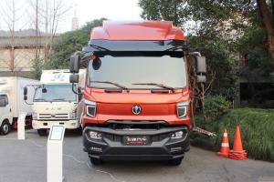 飛碟締途 XH 245馬力 6X2 7.7米 國(guó)五 排半倉(cāng)柵式載貨車
