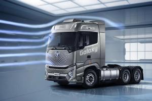 福田 歐曼銀河 穿越版 580馬力 6X4 國(guó)六 AMT自動(dòng)擋牽引車(帶緩速器)(BJ4259Y6DHL-12)