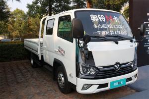福田奧鈴 M卡 136馬力 4×2 國(guó)六 雙排載貨車(chē)