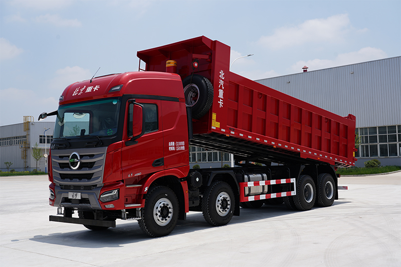 北汽重卡 追夢(mèng) 440馬力 8×4 國(guó)六 8.4米 砂石料自卸車（BJ3310D6DP-03）