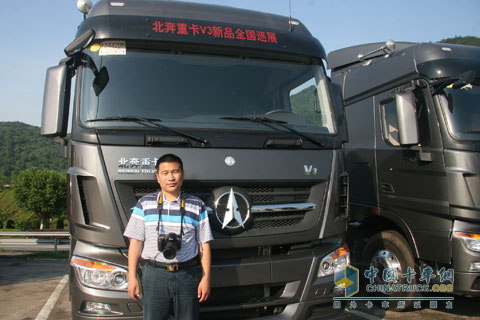 北奔重型汽車有限公司市場(chǎng)推廣部部長尹柏松