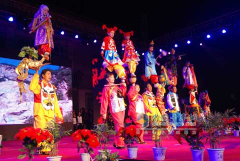 非物質文化遺產表演《潼關社火》