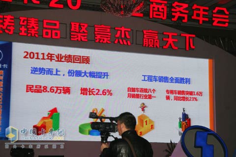 2011陜汽重卡逆勢上漲 市場份額大幅提升