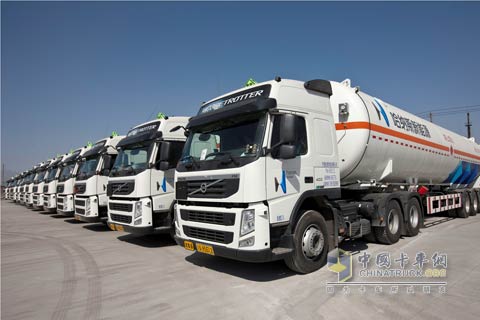 能星物流沃爾沃卡車車隊