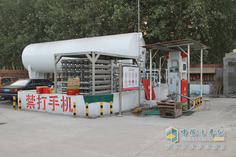 LNG撬裝站的安裝為車隊解決了燃料供應(yīng)問題